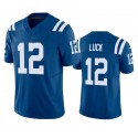 IN.Colts #12 Andrew Luck Blue F.U.S.E Stitched jersey