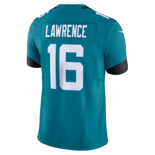 J.Jaguars #16 Trevor Lawrence Teal F.U.S.E Stitched jersey