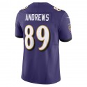 B.Ravens #89 Mark Andrews Purple F.U.S.E Stitched jersey