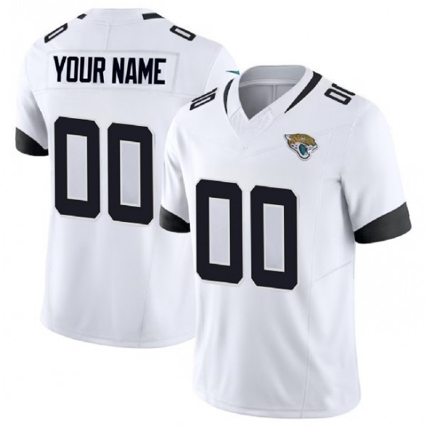 Custom J.Jaguars White F.U.S.E Stitched jersey