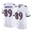 B.Ravens #89 Mark Andrews White F.U.S.E Stitched jersey