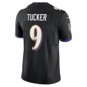 B.Ravens #9 Justin Tucker Black F.U.S.E Stitched jersey