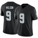 L.Raiders #9 Tyree Wilson Black F.U.S.E Stitched jersey