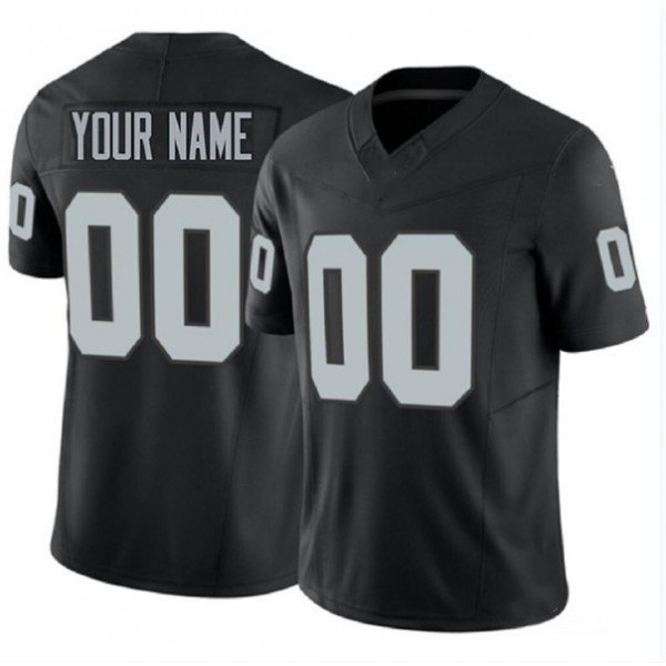 Custom L.Raiders Black F.U.S.E. Stitched jersey