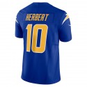 LA.Chargers #10 Justin Herbert Royal F.U.S.E. Stitched jersey