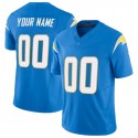 Custom LA.Chargers Light Blue F.U.S.E. Stitched jersey