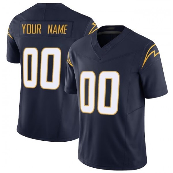 Custom LA.Chargers Navy F.U.S.E. Stitched jersey