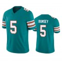 M.Dolphins #5 Jalen Ramsey Aqua F.U.S.E Stitched jersey