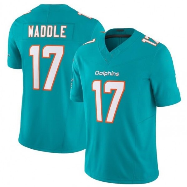 Custom M.Dolphins Aqua F.U.S.E Stitched jersey