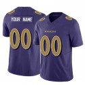 Custom B.Ravens Purple F.U.S.E. Color Rush Stitched jersey