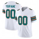 Custom M.Dolphins White F.U.S.E Stitched jersey