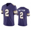 MN.Vikings #2 Alexander Mattison Purple F.U.S.E. Stitched jersey