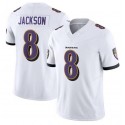 Custom B.Ravens White F.U.S.E Stitched jersey