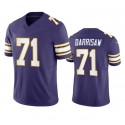 MN.Vikings #71 Christian Darrisaw Purple F.U.S.E. Stitched jersey