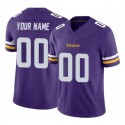 Custom MN.Vikings Purple F.U.S.E. Stitched jersey