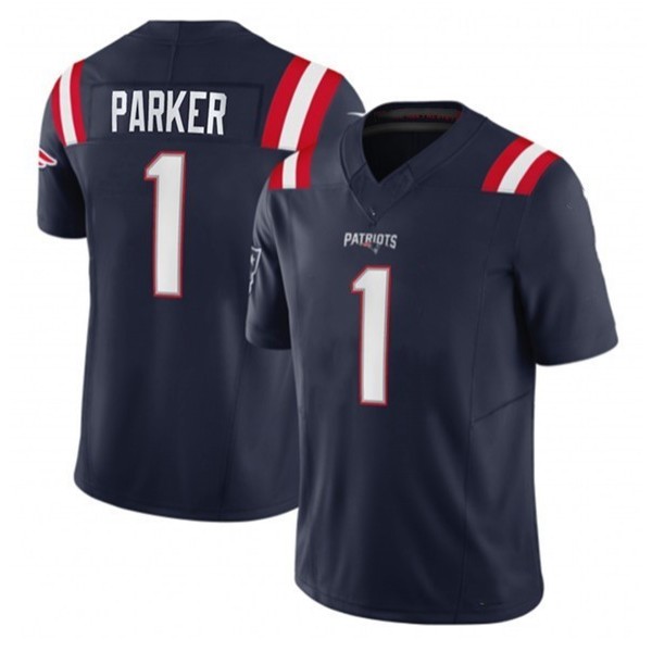 NE.Patriots #1 DeVante Parker Navy F.U.S.E. Stitched jersey