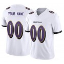 Custom B.Ravens White F.U.S.E. Stitched jersey