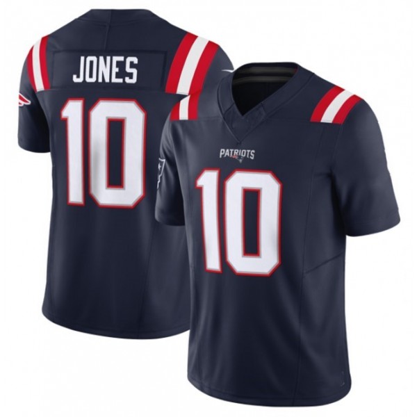 NE.Patriots #10 Mac Jones Navy F.U.S.E. Stitched jersey