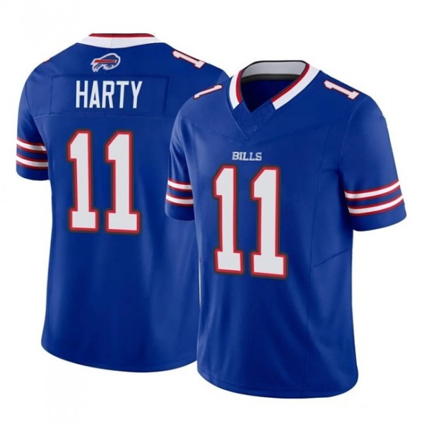 B.Bills #11 Deonte Harty Blue F.U.S.E. Stitched jersey