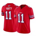 B.Bills #11 Deonte Harty Red F.U.S.E. Stitched jersey