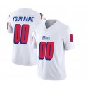 Custom NE.Patriots White F.U.S.E. Throwback Stitched jersey