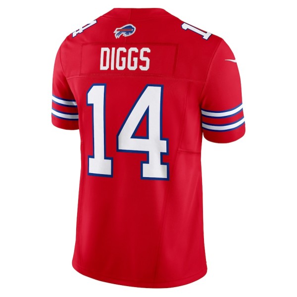 B.Bills #14 Stefon Diggs Red F.U.S.E. Stitched jersey