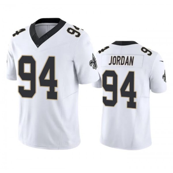 NO.Saints #94 Cameron Jordan White F.U.S.E. Stitched jersey