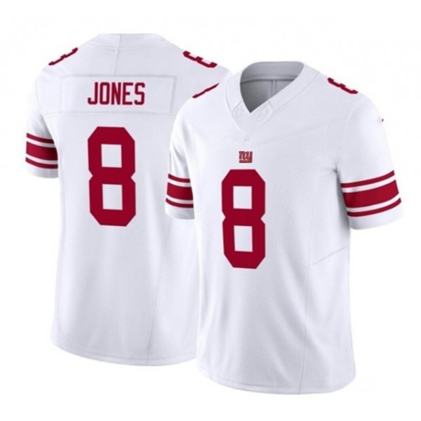 NY.Giants #8 Daniel Jones White F.U.S.E. Stitched jersey