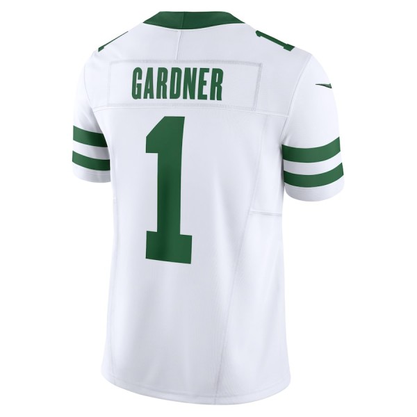 NY.Jets #1 Ahmad Sauce Gardner White F.U.S.E. Stitched jersey