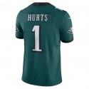 P.Eagles #1 Jalen Hurts Green F.U.S.E. Stitched jersey