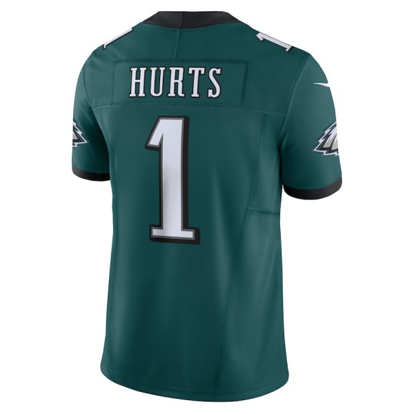 P.Eagles #1 Jalen Hurts Green F.U.S.E. Stitched jersey