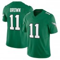 P.Eagles #11 A. J. Brown Green F.U.S.E. Stitched jersey