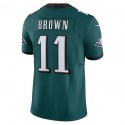 P.Eagles #11 A.J. Brown Green F.U.S.E. Stitched jersey