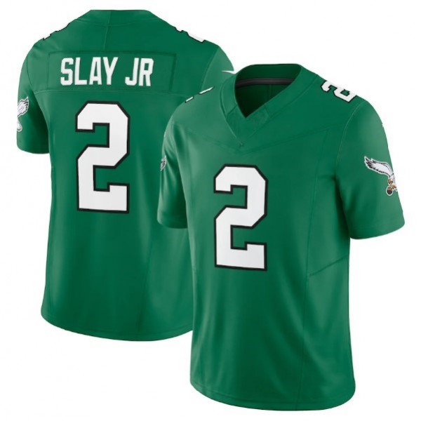 P.Eagles #2 Darius Slay JR Green F.U.S.E. Stitched jersey