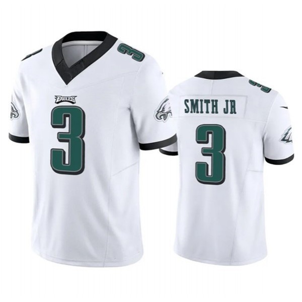 P.Eagles #3 Nolan Smith JR White F.U.S.E. Stitched jersey