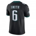 P.Eagles #6 DeVonta Smith Black F.U.S.E. Stitched jersey