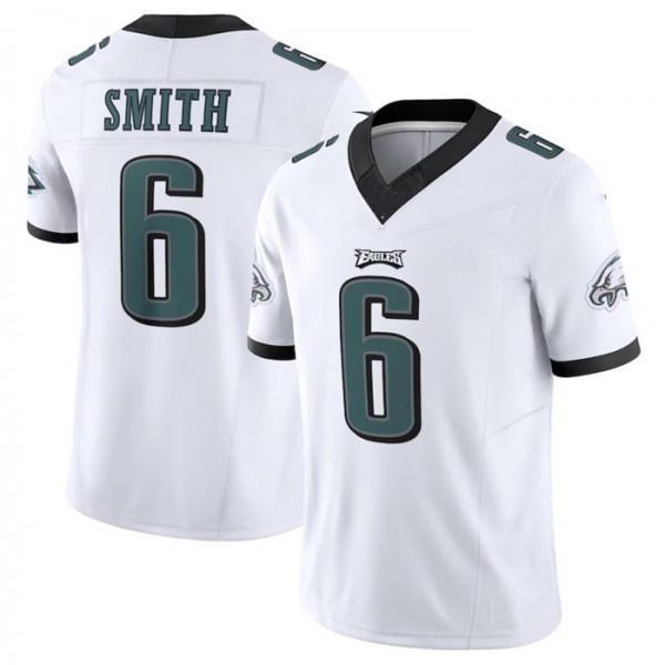 P.Eagles #6 DeVonta Smith White F.U.S.E. Stitched jersey