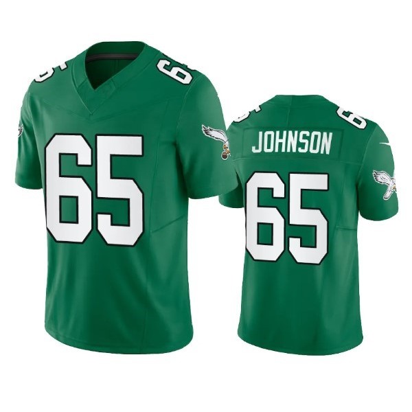 P.Eagles #65 Lane Johnson Green F.U.S.E. Stitched jersey