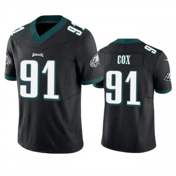 P.Eagles #91 Fletcher Cox Black F.U.S.E. Stitched jersey