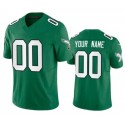 Custom P.Eagles Green F.U.S.E Throwback Stitched jersey