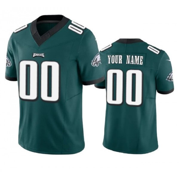 Custom P.Eagles Green F.U.S.E Stitched jersey