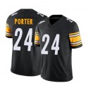 P.Steelers #24 Joey Porter Jr. Black F.U.S.E. Stitched jersey