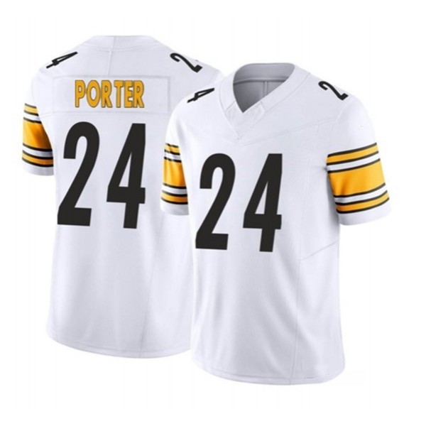 P.Steelers #24 Joey Porter Jr. White F.U.S.E. Stitched jersey