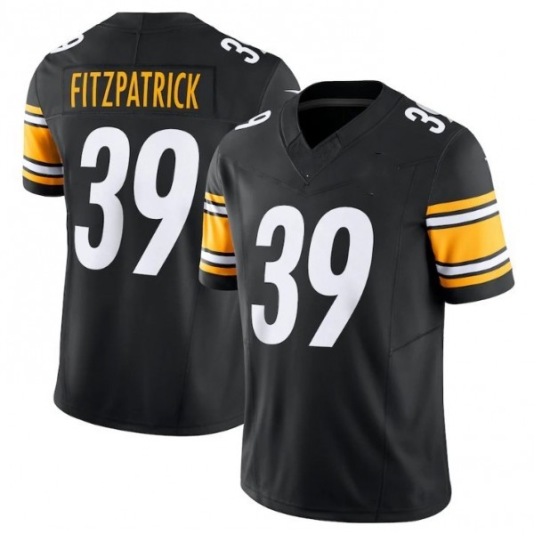 P.Steelers #39 Minkah Fitzpatrick Black F.U.S.E. Stitched jersey