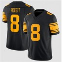 P.Steelers #8 Kenny Pickett Black F.U.S.E. Color Rush Stitched jersey