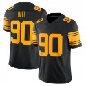 P.Steelers #90 T.J. Watt Black F.U.S.E. Stitched jersey