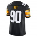 P.Steelers #90 T.J. Watt Black F.U.S.E. Stitched jersey