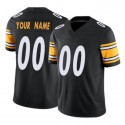 Custom P.Steelers Black F.U.S.E. Stitched jersey