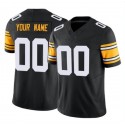 Custom P.Steelers Black F.U.S.E. Stitched jersey