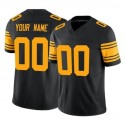 Custom P.Steelers Black F.U.S.E. Color Rush Stitched jersey